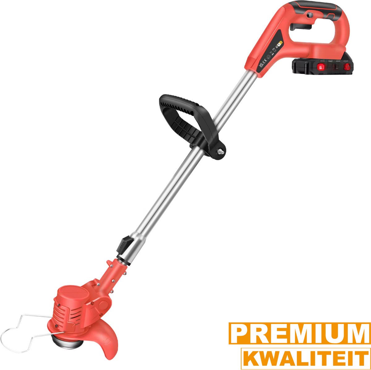 Draadloze Grastrimmer 21V - Elektrische Strimmer - Inclusief Accu - Voor Gras, Onkruid & Tuinonderhoud