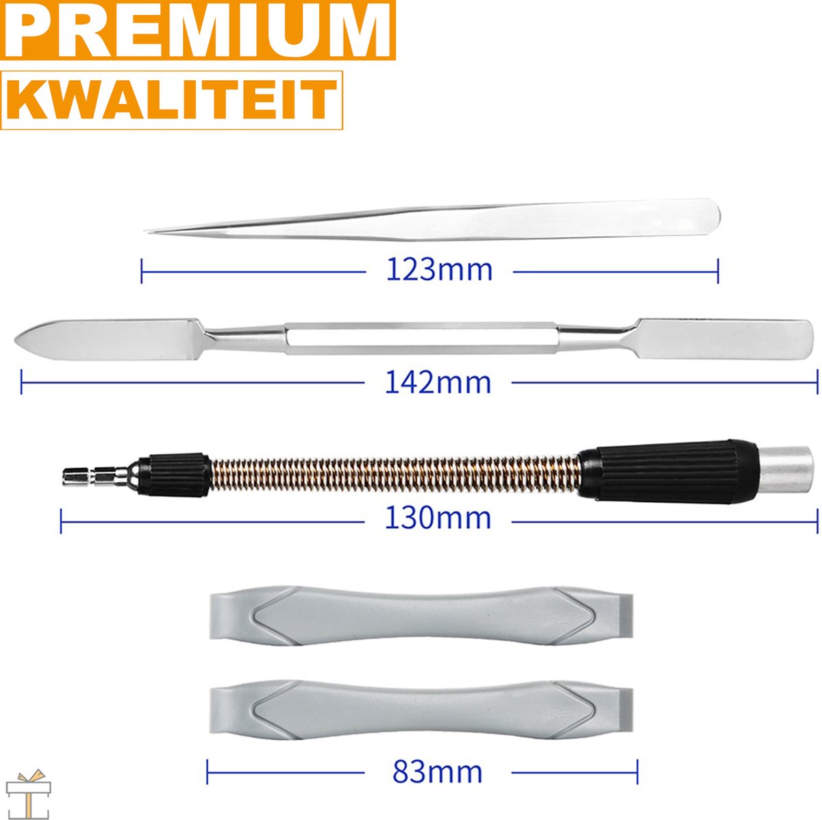 Happyment Premium Schroevendraaierset - 128 delig - Magnetisch - Gereedschapset - Precisie koffer - Black friday - Kerstcadeau