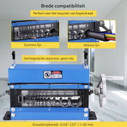 Happyment Elektrische Kabelstripmachine - 11 kanalen - Draadstripmachine - Kabelstripper - Stripmachine - 1.5-40MM