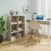 Bolt Edge Boekenkast - Oak - 6 Vakken - MDF Hout - 60x29.5x89cm - Kinderkamer