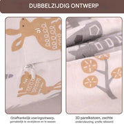 Ergonomisch zwangerschapskussen Vortex - Voor zijslapen - Body pillow - Zijslaapkussen - Voedingskussen - Verstelbaar - Dieren print