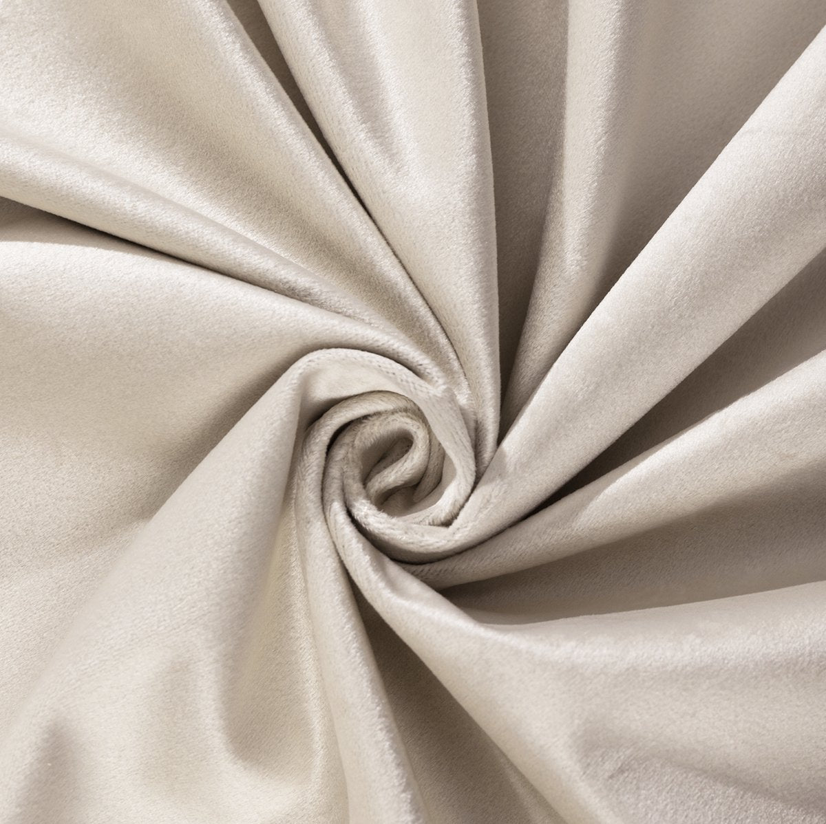 Happyment Gordijnen set Vida 2 stuks - Beige 140x225cm - Verduisterend - met Plooiband - Fluweel Isolerend