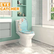 Happyment Antibacteriële Toiletbril Beach - Universeel - Met Softclose - Toiletbrillen - WC Bril – Toiletzitting