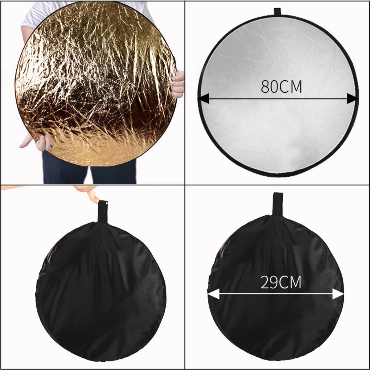 Happyment Fotostudio Set - Fotostudio met Softboxen - Achtergrond Systeem en Greenscreen - Reflector - Paraplu - Professionele Fotostudio - Draagbare Fotostudio - Productfotografie - Portret fotografie - Youtubers - Influencers