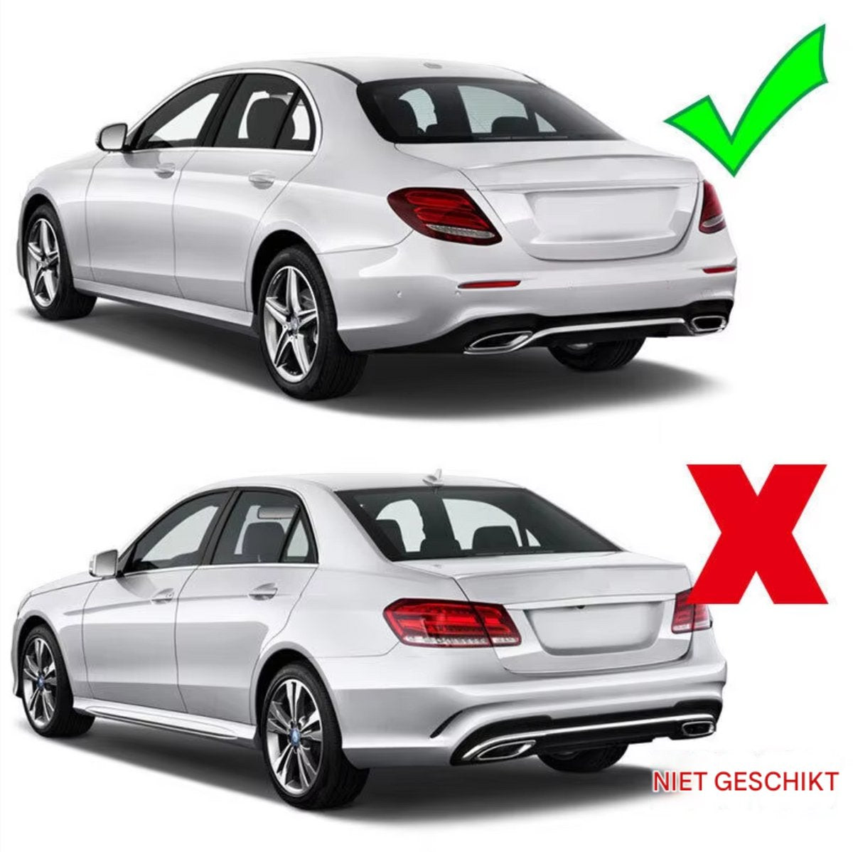 Achterspoiler Carbon - Voor Mercedes E-Klasse W213 Sedan (2016-2019)- AMG Stijl - Carbon Look - Auto Accessoires