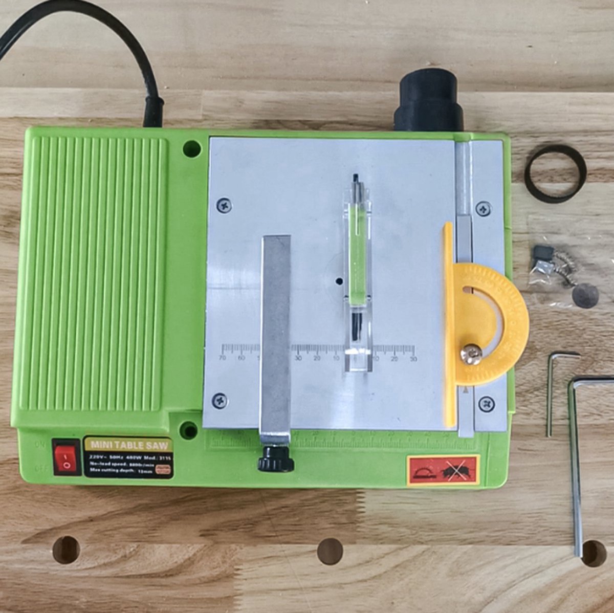 Tafelcirkelzaag - Groen - Multifunctioneel - 220V