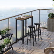 Bartafel - Industrieel - Hout en metaal - Rechthoekig - 100x40x100cm