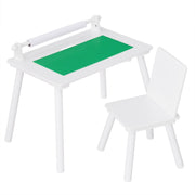 Kindertafel - Wit - Kinderbureau - Deluxe - Tekentafel - Speeltafel