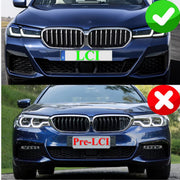 Voorbumper Radiatorrooster met Motor Pro- Voor BMW 5 Serie G30 G31 LCI (2020+) - Auto accessoires