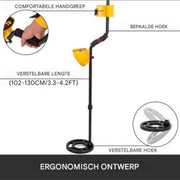 Metaaldetector waterdicht - Hoofdtelefoon - Voor volwassenen en kinderen - Met schep
