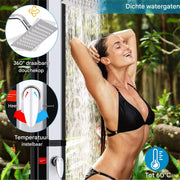 Solar buitendouche - 40L - Geen stroom - Tuindouche - Voor Tuin, strand en zwembad - Waterdicht
