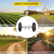 Rolpoort Set - Tuinpoort - Schuifdeur Mechanisme - 18x31x30cm - 14kg - Staal