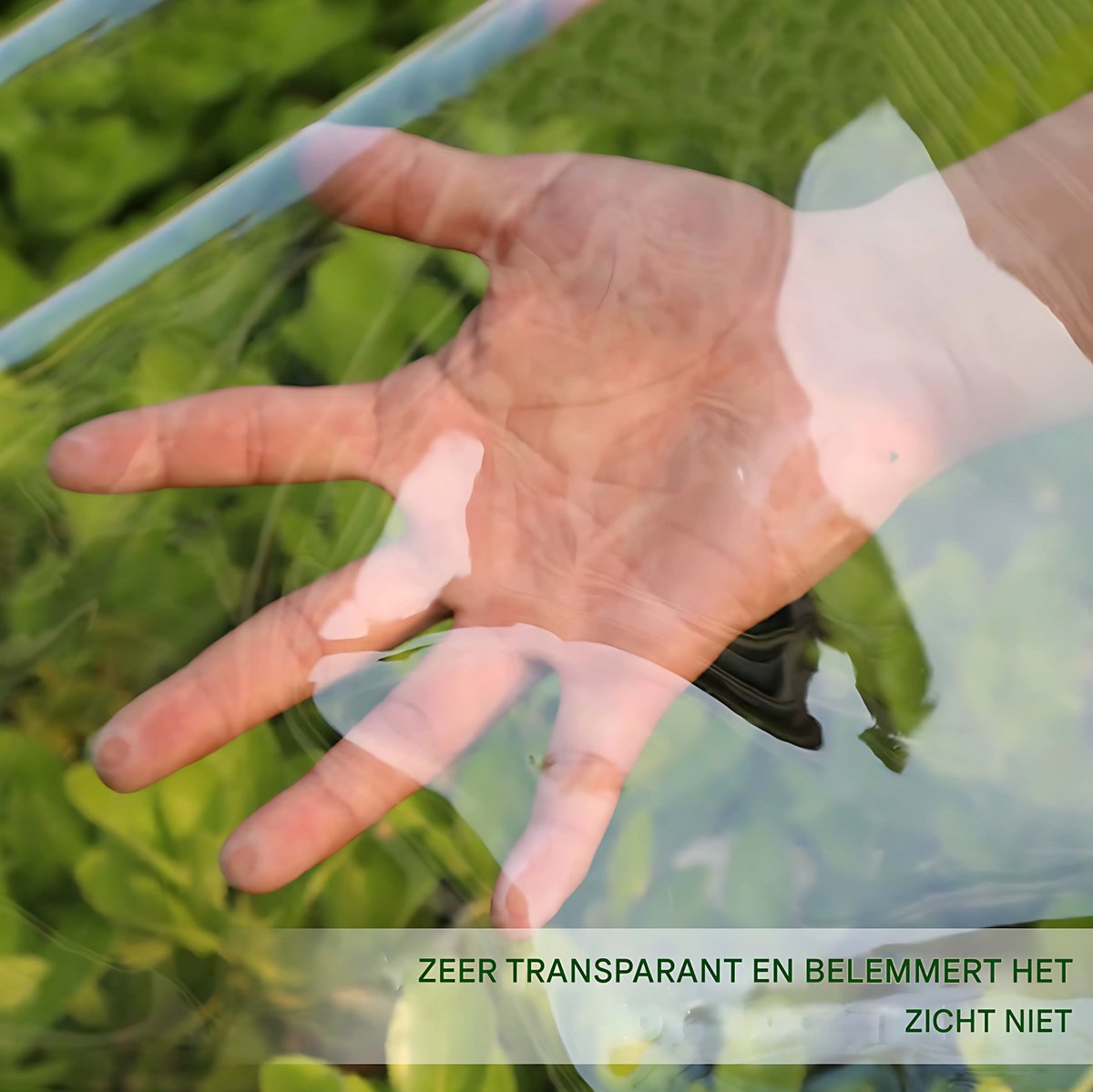 Transparant PVC-zeildoek - Waterdicht - Met oogjes - Weerbestendig - Zeil voor tuinmeubels of veranda - 200x300cm