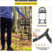 Houtklover - Houtsplitter - Hoge Kwaliteit - Zwart - 52Cm Hoog