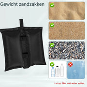 4 Stuks Zandzakken - Zware Gewichtszakken voor Tuinhuisje & Parasol - Tentgewichten voor Pop-up Partytent - Windbestendig - Ideaal voor de Tuin