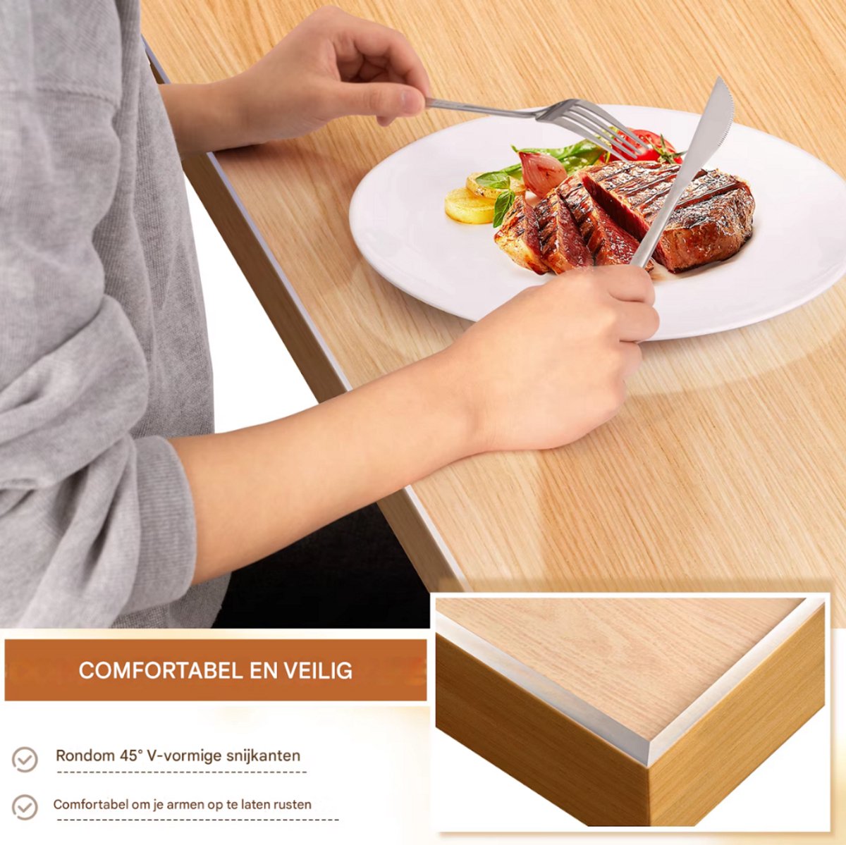 Transparant Tafelkleed - PVC Tafelbeschermer 2 mm - 100x180 cm - Waterdicht & Kristalhelder - Rechthoekig - Beschermhoes voor Eettafel