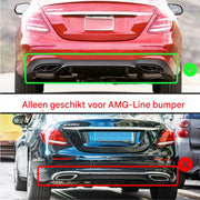 Voorbumper Diffuser Lip - Voor Mercedes W213 E300/E400 (2016-2020) - AMG E63 Stijl - Auto Accessoires
