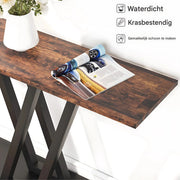 Consoletafel - Wandtafel - Haltafel - Gang of woonkamer - 110cm - Bruin