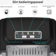 Ijsmachine - Aanrechtmodel - Voor snel ijs maken, 9 blokjes in 6 minuten - Zelfreinigende elektrische compacte drinkbare ijsmachine - 1,2 liter