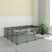 Dierenren - Extra hoog - Zwart - Verstelbaar - 70x70x105cm