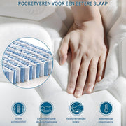 Bed - Tweepersoonsbedden - Tweepersoonsbed - Twijfelaar - Voor Slaapkamer - Met USB-C Oplaadfunctie, Opbergruimte & Comfortabel Hoofdeinde - Linnen Bekleding, Lattenbodem & Inclusief Matras - 140x200cm