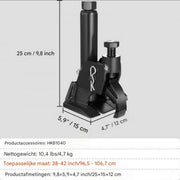 Bandenwisselaar - Bandenwissel tool - bandendemonteermachine - 250x150x120 mm - banden demonteerapparaat - Verstelbaar 96,5-106,7 mm
