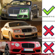 Voorbumper Onderste Grille Set - Voor Bentley Continental GT/GTC (2012-2016)- Chroom