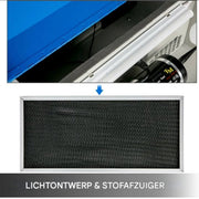Sieraden Stofafscheider Polijstmachine - 0-8000R/MIN - Polijsten Machine voor Polijsten Metalen Kunststof - Geschikt Voor gebruik