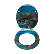 WC-bril - Toiletbril - Voor Badkamer & Toilet – Comfortabele WC-bril - Met print