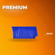 Opbergdozen - Opbergbox - Storage box - Bewaardoos - Opberger - Set van 12 - Stapelbaar - Blauw/Rood - Voor Werkplaats of Speelkamer