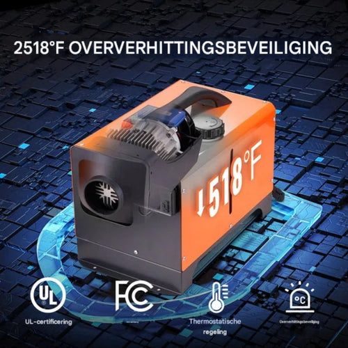 Auto verwarming PRO - Standkachel - Dieselkachel - 12V - Afstandsbediening