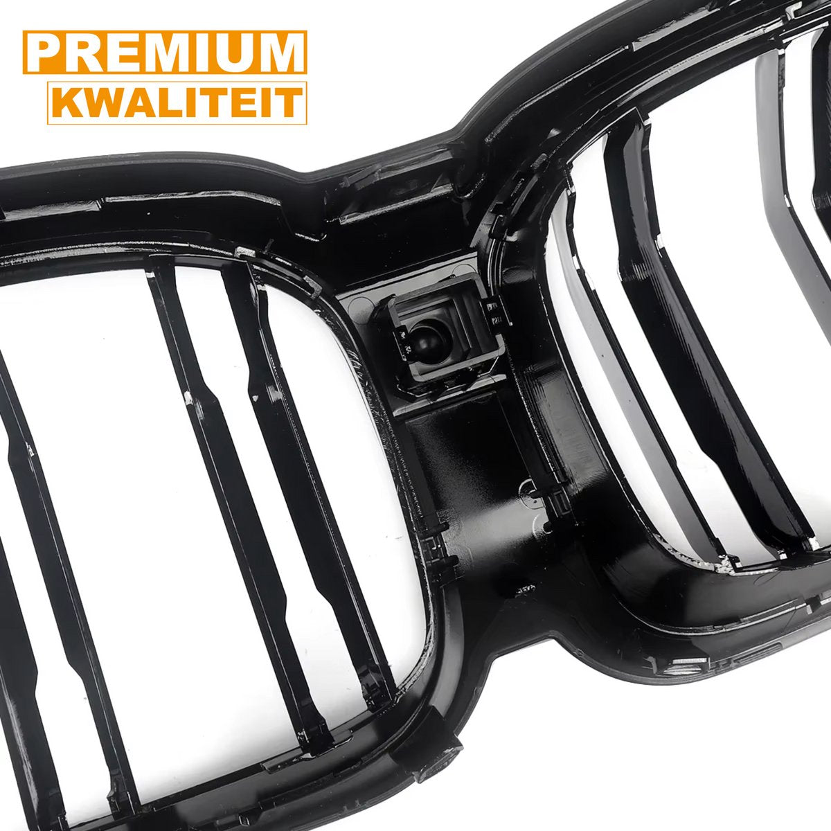 Voorbumper - Voor BMW 8-Serie G14/G15/G16 2023-2024 - Auto accessoires - Voorgrille - Gloss Zwart - Dual lats
