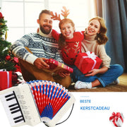 Accordeon voor Kinderen 17 Toetsen - Muziekspeelgoed - 8 Bas, Geschikt voor Beginners en Volwassenen - Educatief Muziekinstrument voor Jongens en Meisjes