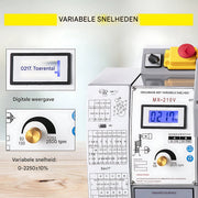 Precisie Metaal Draaibank – Mini Draaibank met 9 Frezen & 2 Klauwplaten – Voor Hobby en Werkplaats