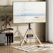 TV standaard 40-75 inch - Uniek design - Vloerstandaard beugel - Staand - Max 40KG - In hoogte verstelbaar