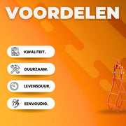 Professionele Bosbouwtang - Stamverplaatser 1000kg - Transporttang - Oranje Handgreep