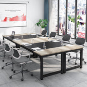 Bureau - Computerbureau - Lange bureau - Vergadertafel - Voor thuis of kantoor - Grijs