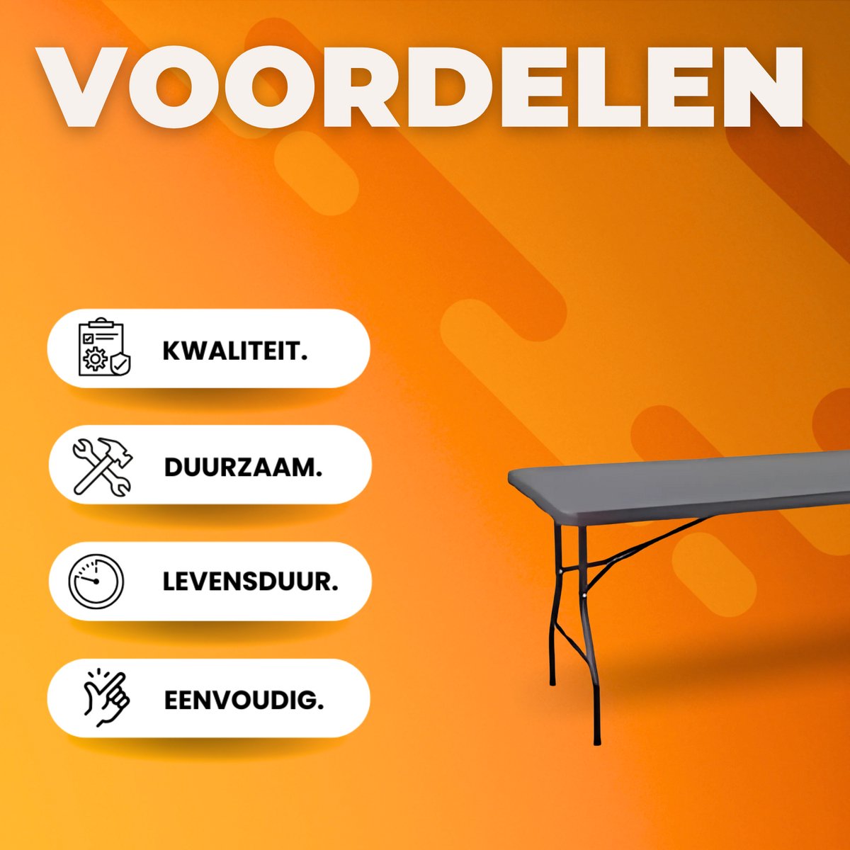 Tuin klaptafel- Kampeertafel - Campingtafel - Rotan look camping catering tafel met handvat, buiten opvouwbare schraagtafel voor picknick - 1,8M
