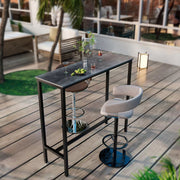 Milano Bartafel Milano - 120cn - Voor binnen - Keuken en woonkamer - Marmer look - 4 to 6 personen - Wit grijs