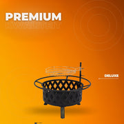 BBQ Vuurkorf Valora met vonkenscherm - 76CM - Voor buiten - Vuurschaal - Tuinhaard - Sfeerhaard