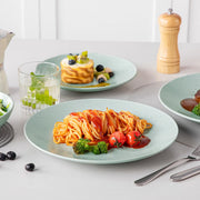 Morencia Serviesset - 12 delig - 12 persoons - Lichtgroen - Dinerborden - Bordenset - Diepe borden - Ontbijtborden - Servies - Keukenservies