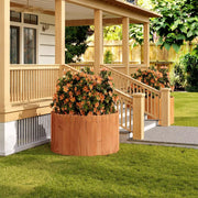 Tuin Gras Gazon Rand - Flexibele Houten Border voor Tuinhek - Tuinafboording voor Outdoor Landschap & Tuindecoratie - 203x60x1.4cm Bruin