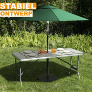 Camping Klaptafel - Verstelbaar - Voor 4 personen - Inklapbaar - Picknicktafel