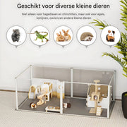 Tavien Hamsterkooi - Ren - Voor Binnen - Huisje - Knaagdieren ren - Cavia