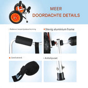Kajak trolley - Voor SUP, Kano, Kayak, Surfplank - Surf trolley - Opvouwbare Kano trolley - PU Banden - 113KG