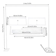 Metal Wedding Stand - Voor Bruiloften / Decoratie - Achtergrond- en Boogstandaard - Metaal / Wit