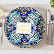 Aurora Ventina Serviesset - 24 delig - 6 persoons - Mozaïek - Dinerborden - Bordenset - Diepe borden - Ontbijtborden - Servies - Keukenservies - Luxe design - Tafelstijl