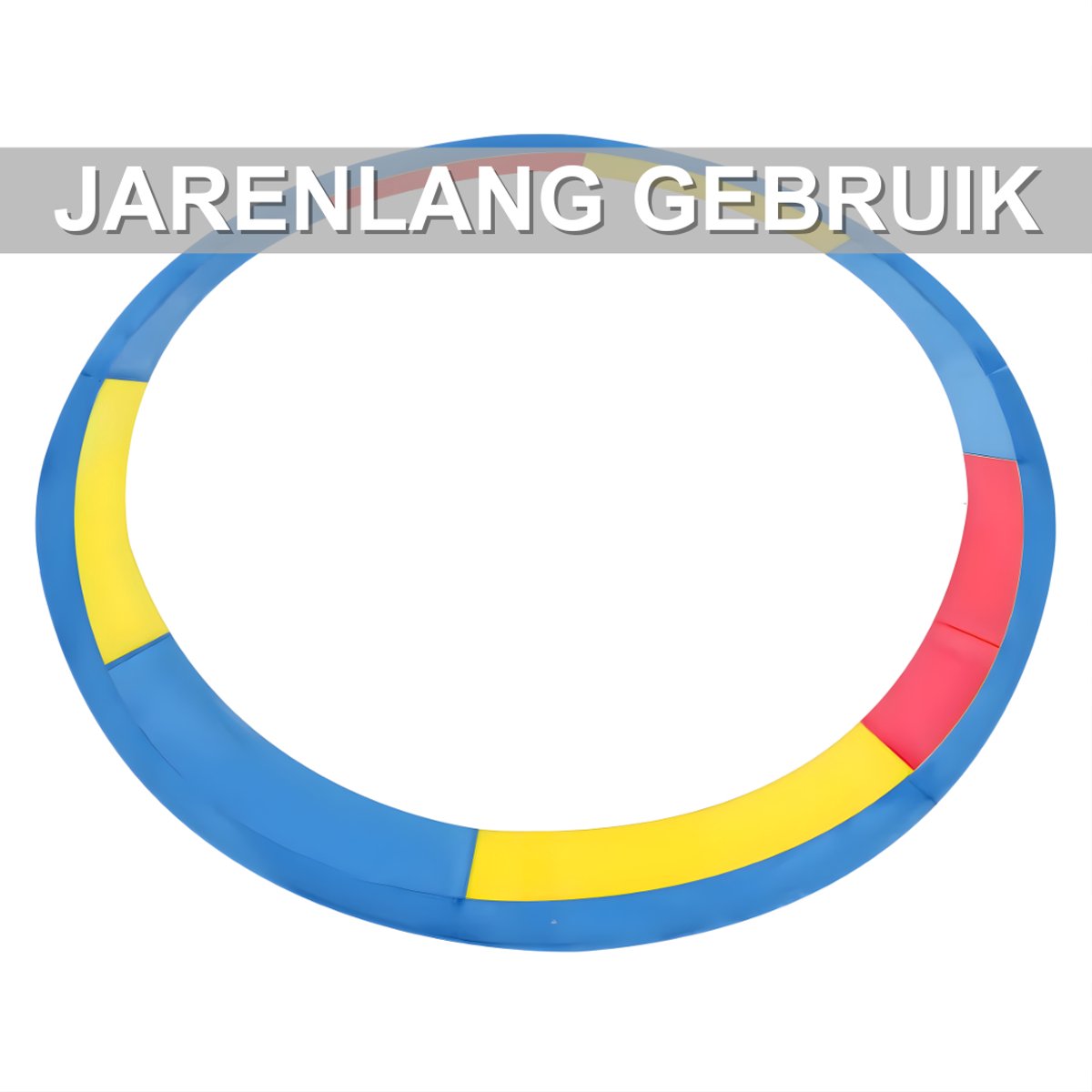 Trampoline Randkussen - Beschermkussen - Beschermrand - Trampolinerand - Diameter buitenring: 3 m - Multicolor