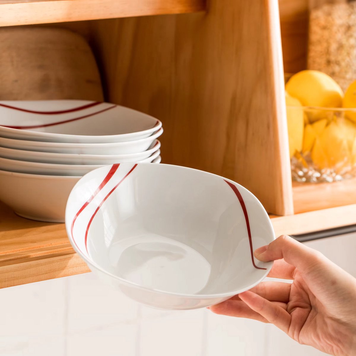 Elite Diepe borden – Serviesset – 6 persoons – 6 delig – Keramisch – Uniek servies