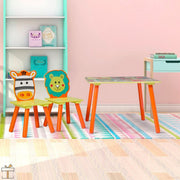 Bolt Edge Kindertafel - Koeienprint - Met 2 stoeltjes - Kindermeubel deluxe